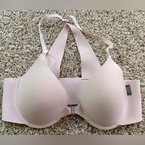 Vince Camuto racerback front clasp 36C Light Pink underwire Bra